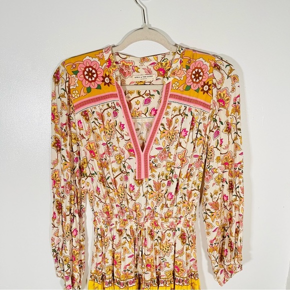 Spell & the Gypsy Collective Portobello Road Long Sleeve Play Dress Bohemian - Picture 4 of 9